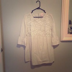 Isabel maternity lace blouse